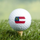 BALLES DE GOLF DRAPEAU GÉORGIEN (T-shirt Insitu)