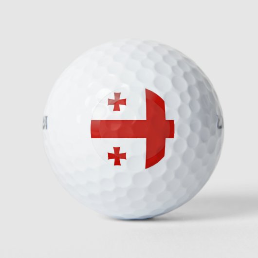 Balles De Golf Drapeau géorgien (Devant)