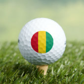 Balles De Golf Drapeau Guinée (T-shirt Insitu)