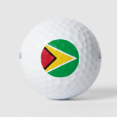 Balles De Golf Drapeau Guyana (Devant)