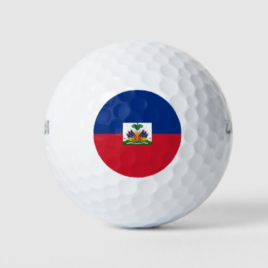 Balles De Golf Drapeau Haïti (Devant)