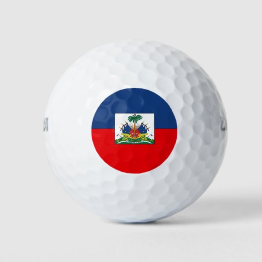 Balles De Golf Drapeau Haïti (Devant)