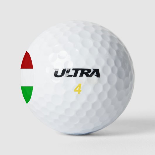 Balles De Golf Drapeau hongrois (Logo)