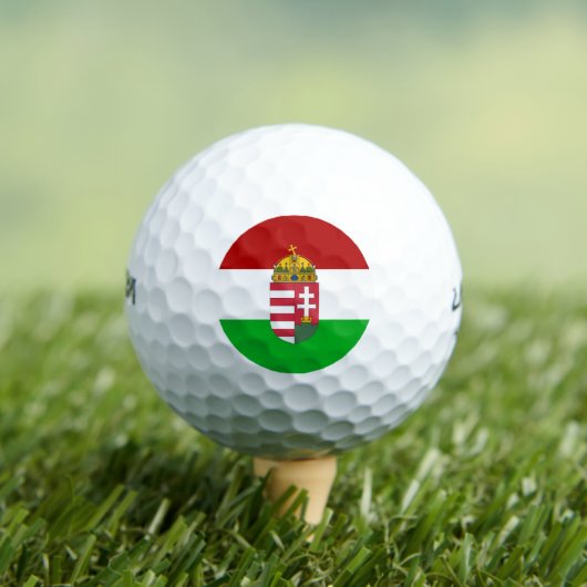 Balles De Golf Drapeau hongrois (T-shirt Insitu)