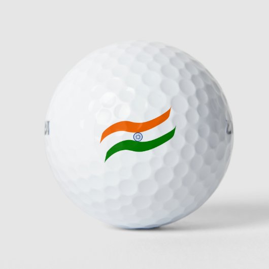 Balles De Golf Drapeau indien ondulant (Devant)