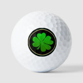 Balles De Golf Drapeau irlandais, Lucky Clover, Golf Irlande St P (Recto)