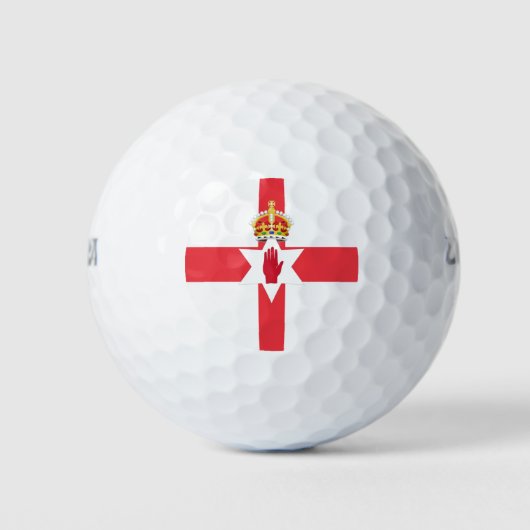 Balles De Golf Drapeau Irlande du Nord Golf Balls (Devant)
