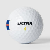 Balles De Golf Drapeau islandais (Logo)