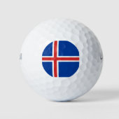 Balles De Golf Drapeau Islande (Devant)