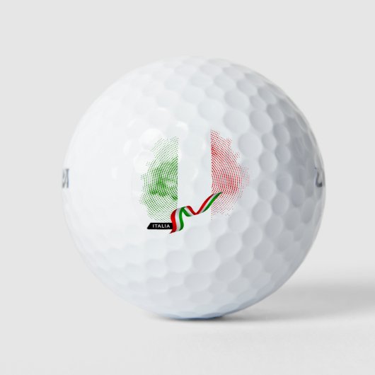 Balles De Golf Drapeau italien (Devant)