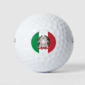 Balles De Golf Drapeau italien, Emblème & Golf Italie / Golf Ball (Devant)