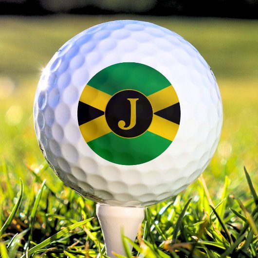 Balles De Golf Drapeau jamaïcain