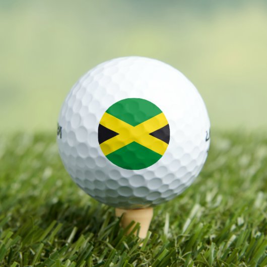 Balles De Golf Drapeau jamaïcain (T-shirt Insitu)