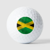 Balles De Golf Drapeau jamaïcain noir et or vert (Recto)