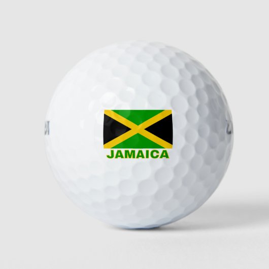 Balles De Golf Drapeau Jamaïque (Devant)