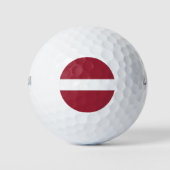 Balles De Golf Drapeau Lettonie (Devant)