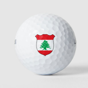Balles De Golf Drapeau Liban Grand Patriotique