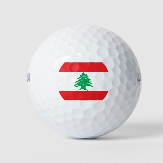 Balles De Golf Drapeau libanais (Drapeau libanais) (Devant)