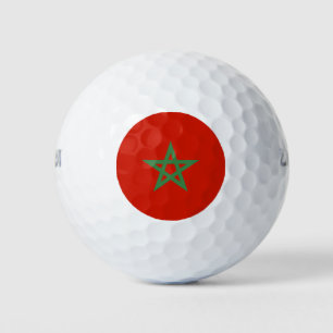 Balles De Golf drapeau marocain