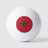 Balles De Golf Drapeau marocain, Drapeau du Maroc (Recto)