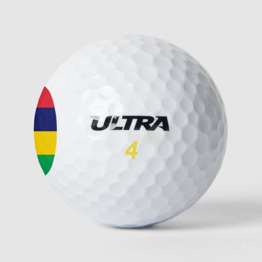 Balles De Golf Drapeau Maurice (Logo)