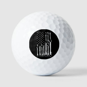 Balles De Golf Drapeau mécanique Drapeau patriotique américain Mé