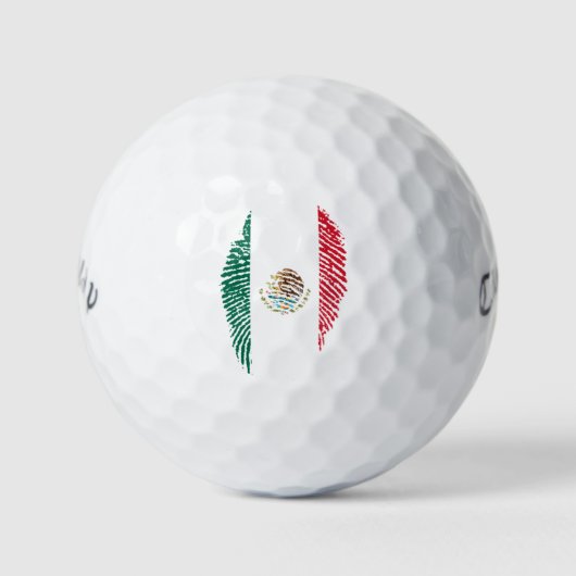 Balles De Golf Drapeau mexicain (Devant)
