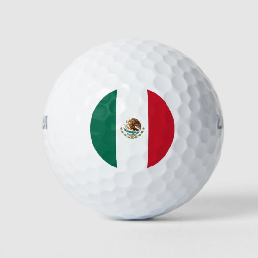Balles De Golf Drapeau mexicain (Devant)