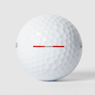 Balles De Golf Drapeau minimaliste albanais