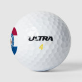 BALLES DE GOLF DRAPEAU MISSOURI (Logo)