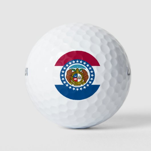 BALLES DE GOLF DRAPEAU MISSOURI (Devant)