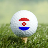 Balles De Golf Drapeau Mordovia (T-shirt Insitu)