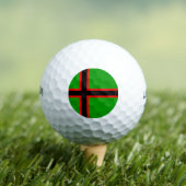 Balles De Golf Drapeau national de Carélie (T-shirt Insitu)