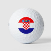 Balles De Golf Drapeau national de Croatie Zastava Hrvatske (Devant)