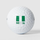 Balles De Golf Drapeau nigérian et Nigeria (Devant)