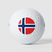 Balles De Golf Drapeau norvégien (Norvège) (Devant)