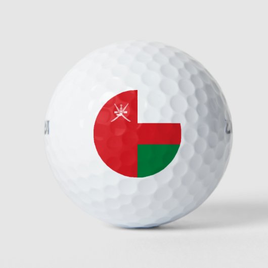 Balles De Golf Drapeau Oman (Devant)