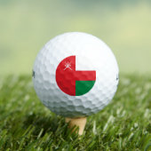 Balles De Golf Drapeau Oman (T-shirt Insitu)