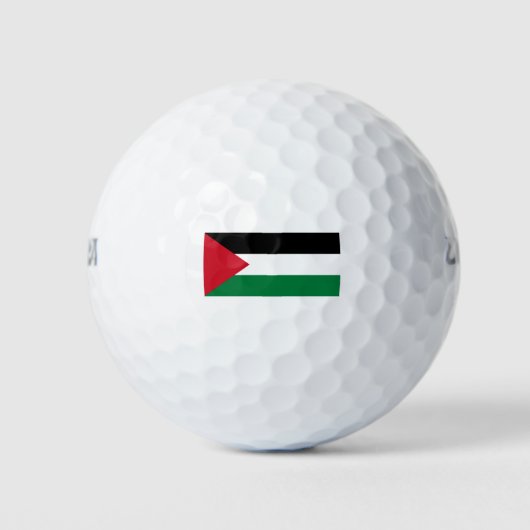Balles De Golf Drapeau palestinien (Devant)