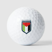 Balles De Golf Drapeau palestinien (Recto)