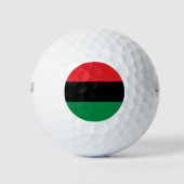Balles De Golf Drapeau panafricain de l'UNIA (Devant)
