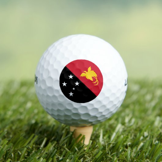 Balles De Golf Drapeau Papouasie-Nouvelle-Guinée (T-shirt Insitu)