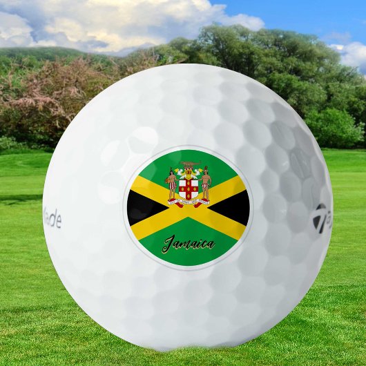 Balles De Golf Drapeau patriotique jamaïcain Balls de golf, Jamaï
