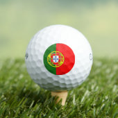 Balles De Golf Drapeau portugais (T-shirt Insitu)