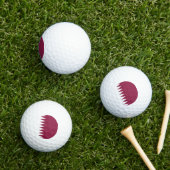 Balles De Golf Drapeau qatari, Drapeau du Qatar (Herbe in situ)