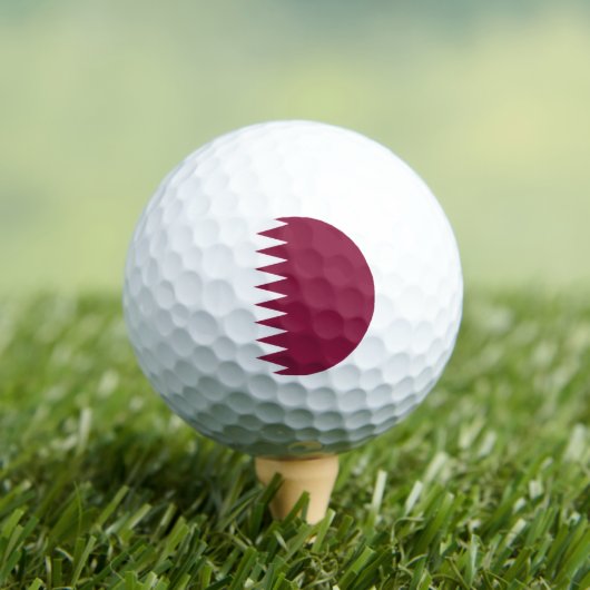 Balles De Golf Drapeau qatari, Drapeau du Qatar (T-shirt Insitu)