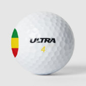 Balles De Golf Drapeau rastafarien Rasta Ethiopie (Logo)
