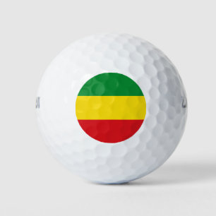 Balles De Golf Drapeau rastafarien Rasta Ethiopie
