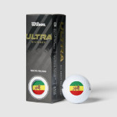 Balles De Golf Drapeau Rastafarien (Rastafarianisme) (Rasta) Golf (Emballage)