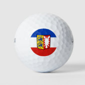 Balles De Golf Drapeau Schleswig-Holstein Golf Balls (Devant)